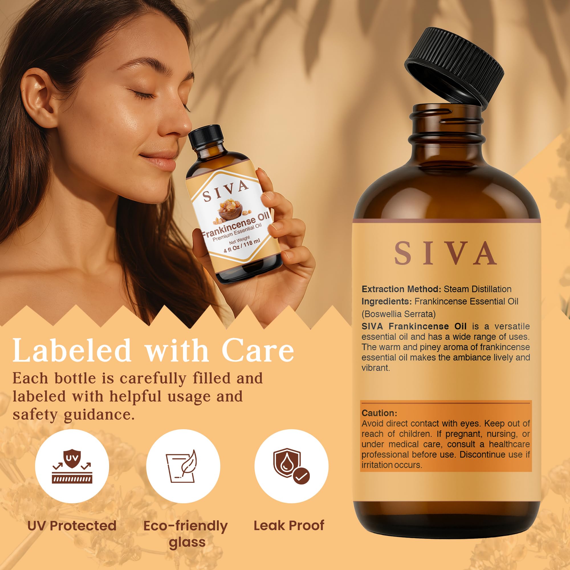 Foto 8 pulgar | Aceite Esencial Sva Organics De Incienso Siva 120 Ml - Venta Internacional.