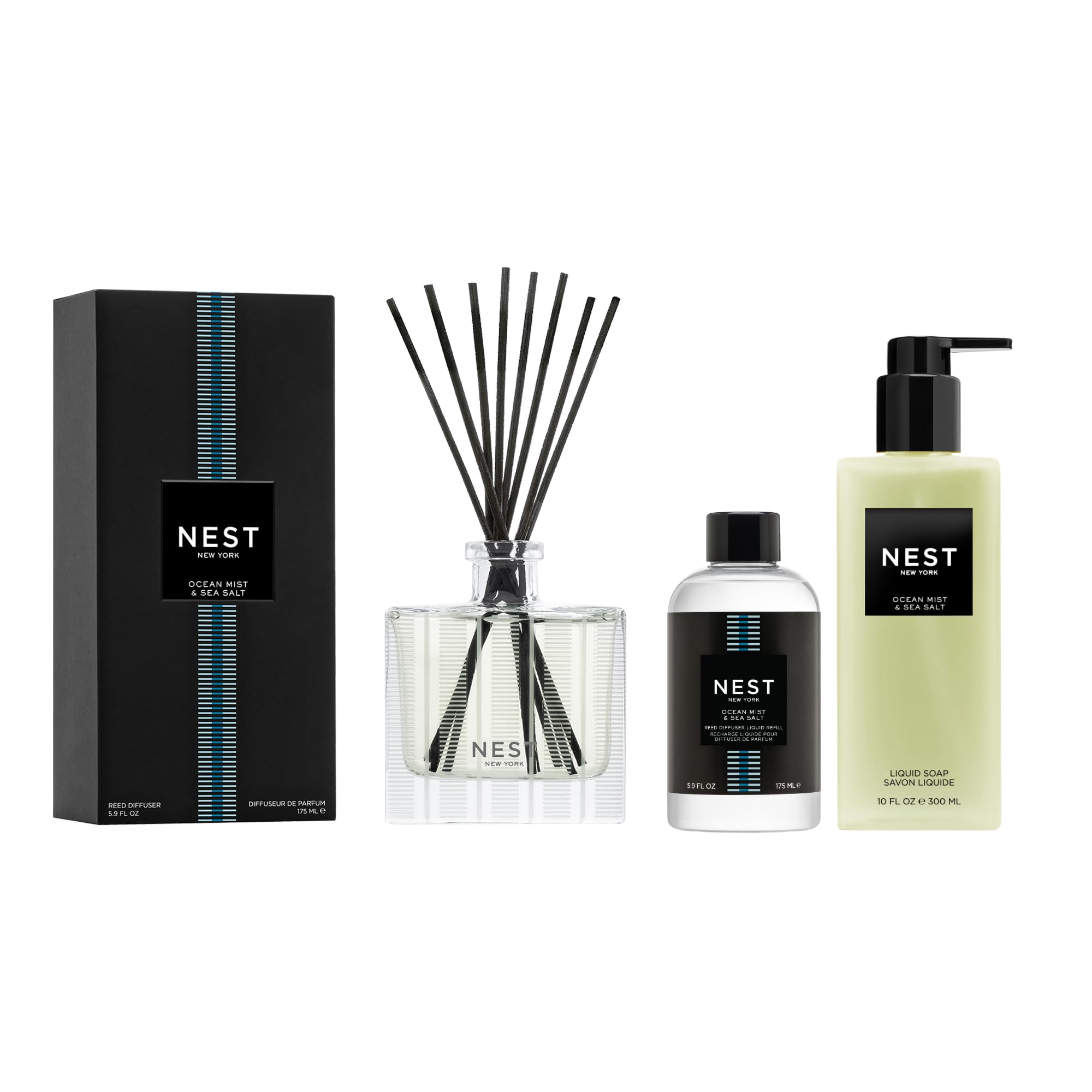 Foto 2 pulgar | Paquete De Difusores Reed Nest New York Ocean Mist & Sea Salt - Venta Internacional.