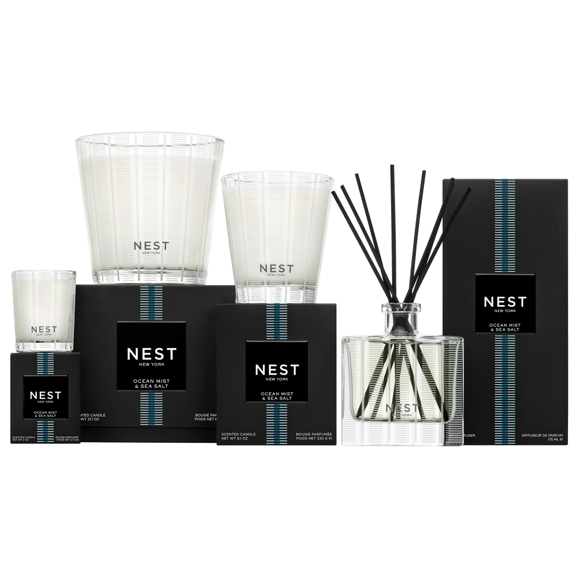 Foto 7 pulgar | Paquete De Difusores Reed Nest New York Ocean Mist & Sea Salt - Venta Internacional.