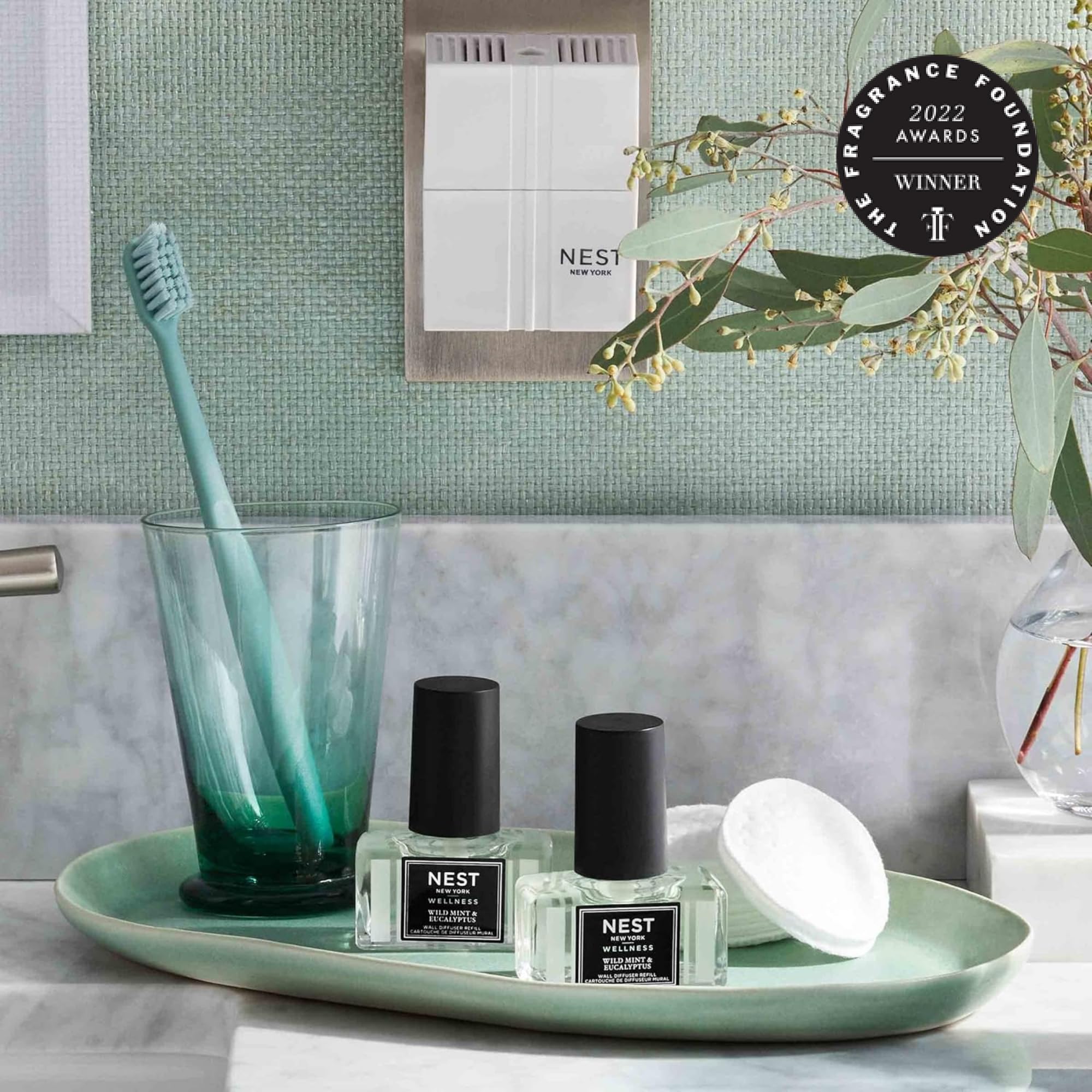 Foto 5 pulgar | Frascos De Recarga Para Difusor De Pared Nest New York Wild Mint & Eucalyptus - Venta Internacional.