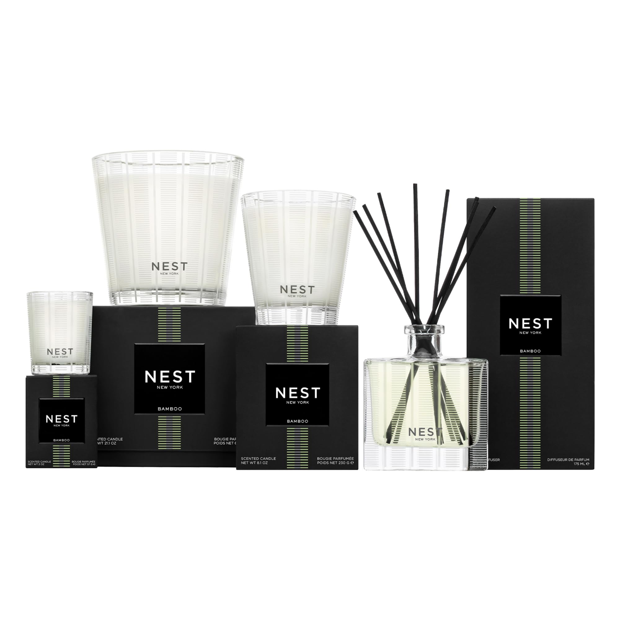 Foto 7 | Difusor Reed Nest New York Bamboo De 175 Ml Con 8 Varillas - Venta Internacional.