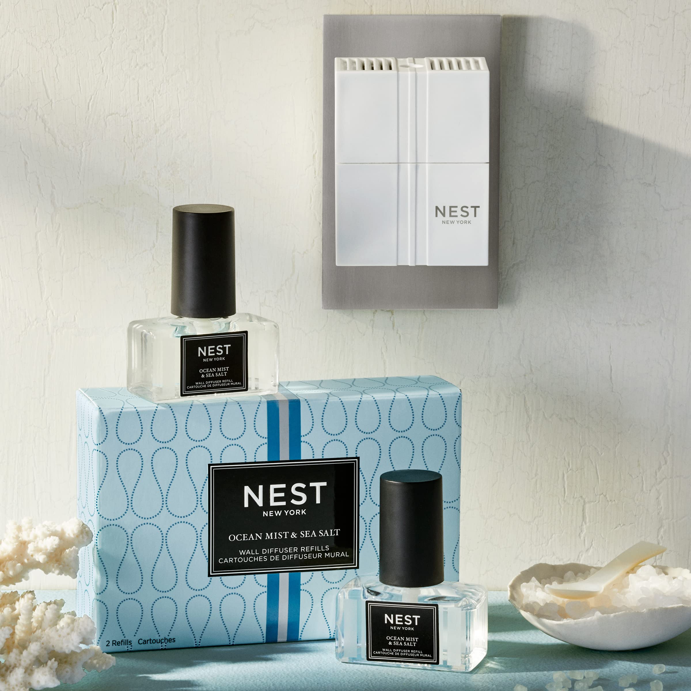 Foto 6 pulgar | Frascos De Recarga Para Difusor De Pared Nest New York Ocean Mist & Sea Salt - Venta Internacional.
