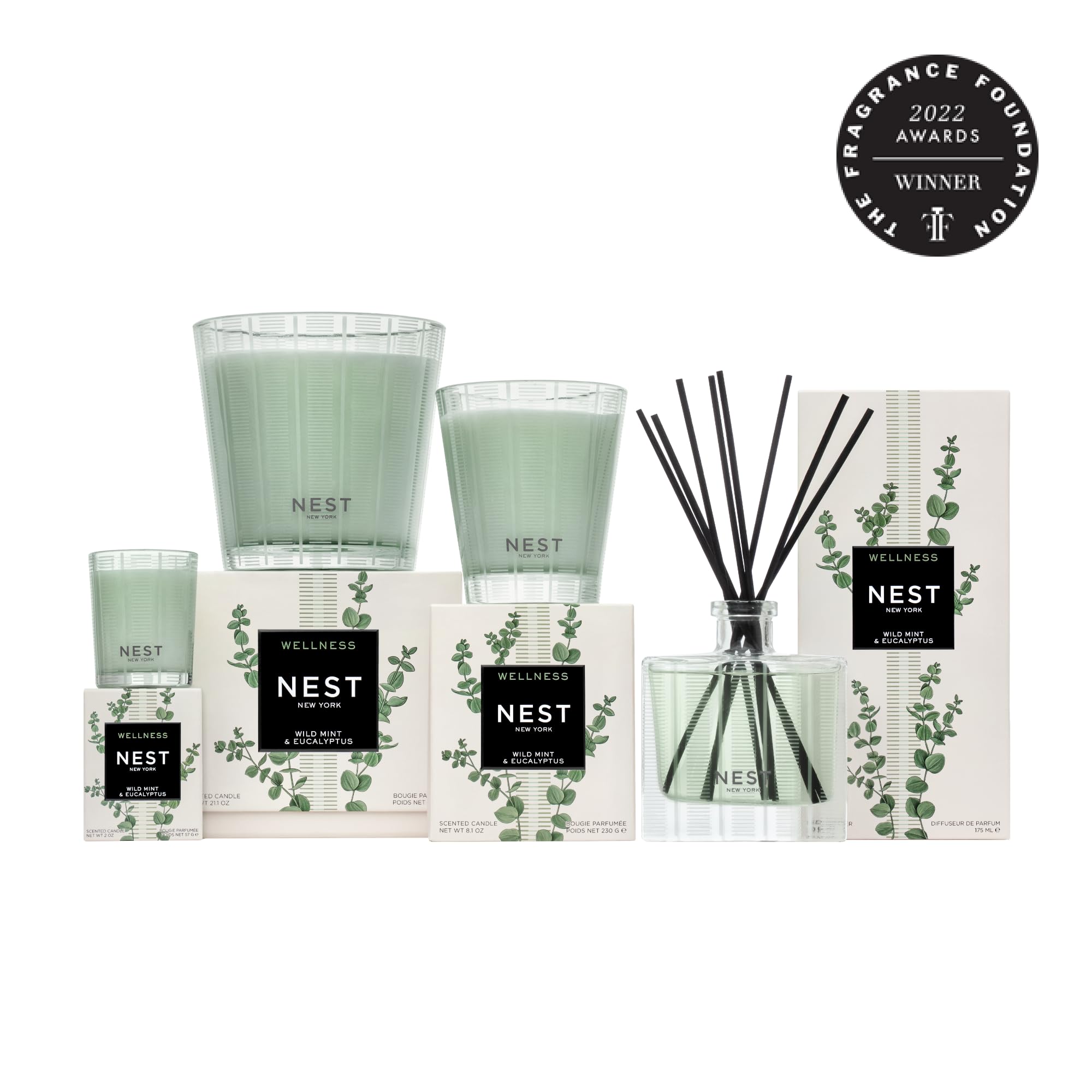 Foto 7 | Difusor Reed Nest New York De Menta Silvestre Y Eucalipto 175 Ml - Venta Internacional.