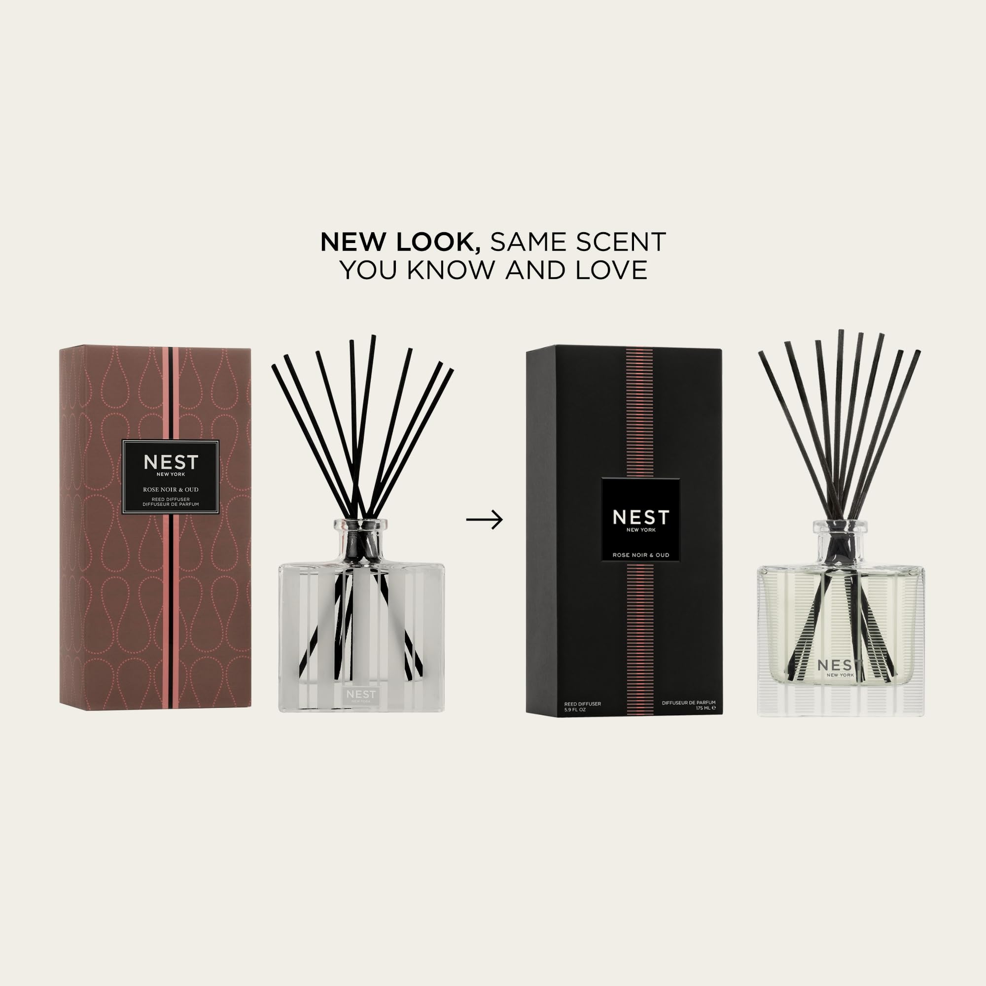 Foto 2 | Difusor Reed Nest New York Rose Noir & Oud De 175 Ml Con Barras - Venta Internacional.