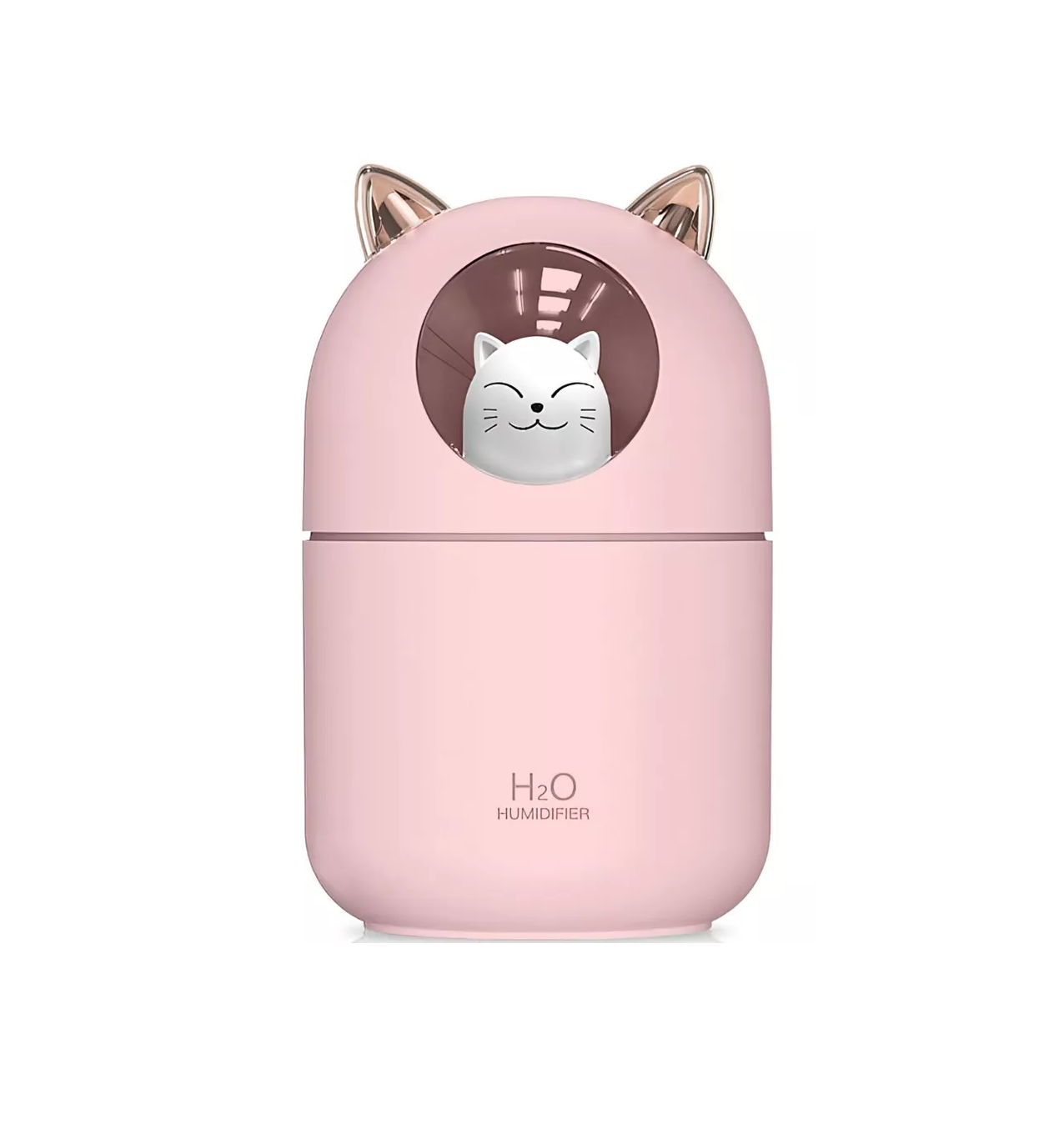 Humidificador Difusor BELUG de Aceite de Aromas Diseño de Gatito Rosa