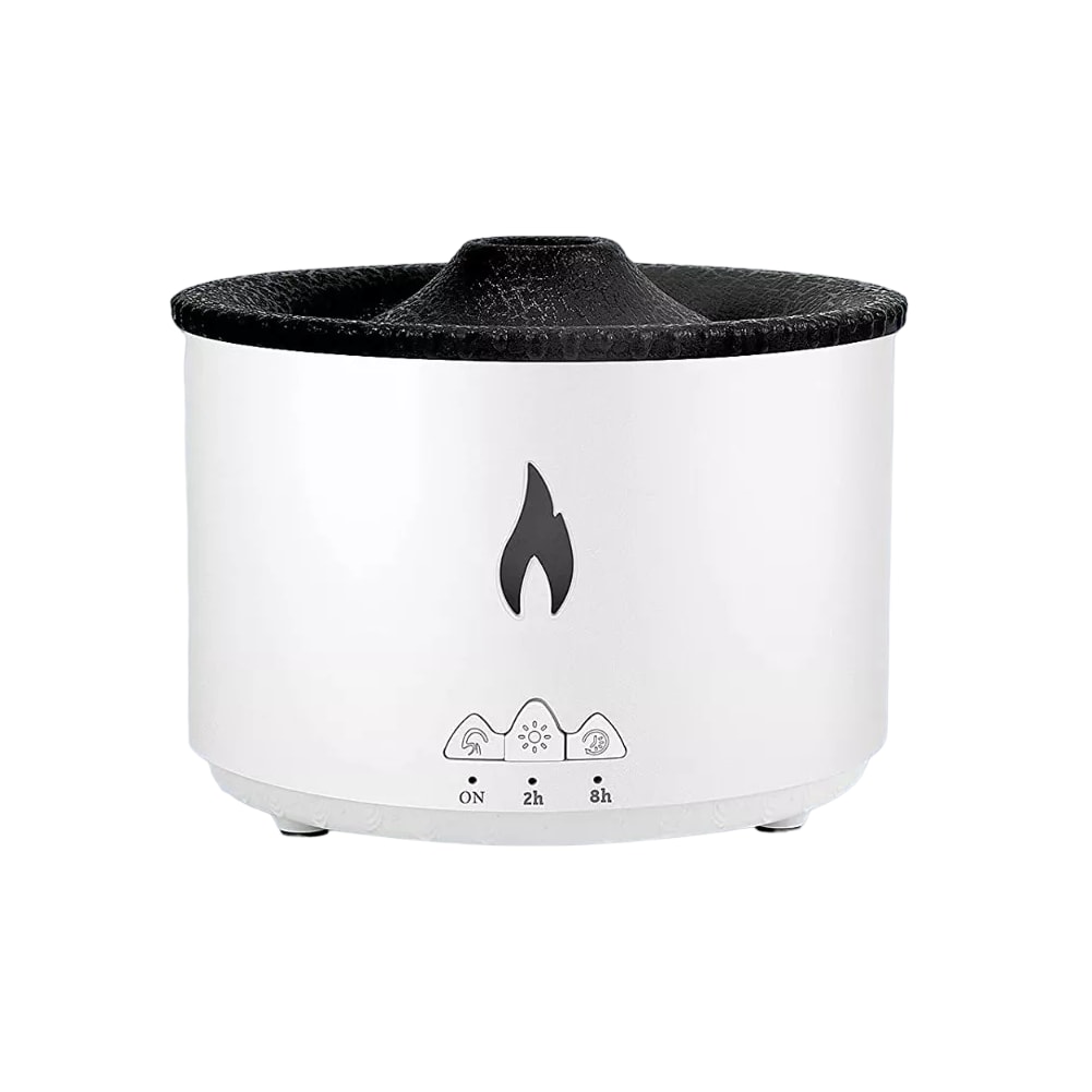 Difusor De Aromas Humidificador Volcano Flama, Color Blanco $1,069