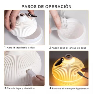Foto 2 | Humidificador Difusor De Aroma Lámpara Eo Safe Imports Esi-10602 Blanco