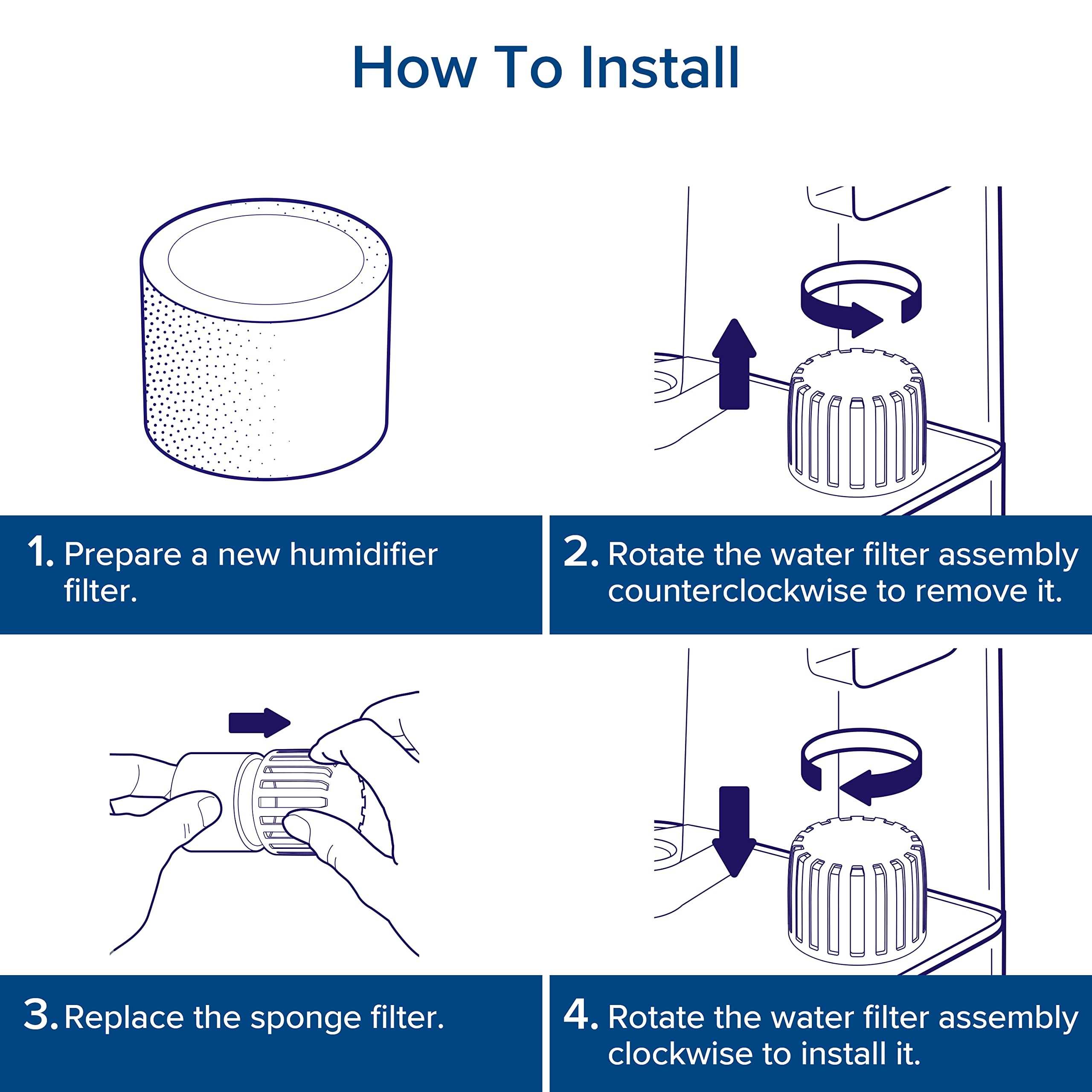 Foto 8 pulgar | Filtros De Repuesto Para Humidificadores Levoit, Paquete De 10 Unidades - Venta Internacional.