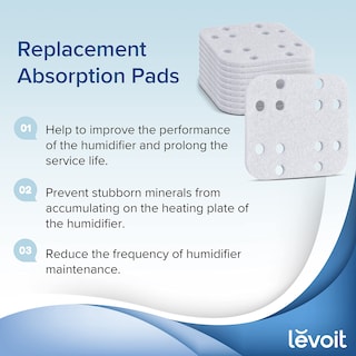 Foto 3 | Paquete De 10 Filtros De Repuesto Para Humidificador Levoit Lv600s, Color Blanco - Venta Internacional.