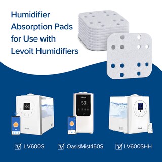 Foto 5 | Paquete De 10 Filtros De Repuesto Para Humidificador Levoit Lv600s, Color Blanco - Venta Internacional.