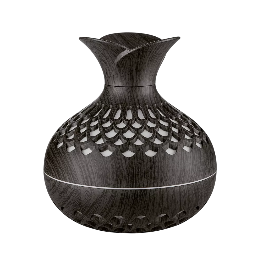Foto 1 | Humidificador Difusor Lámpara Colorida Negro Dark Wood Grain