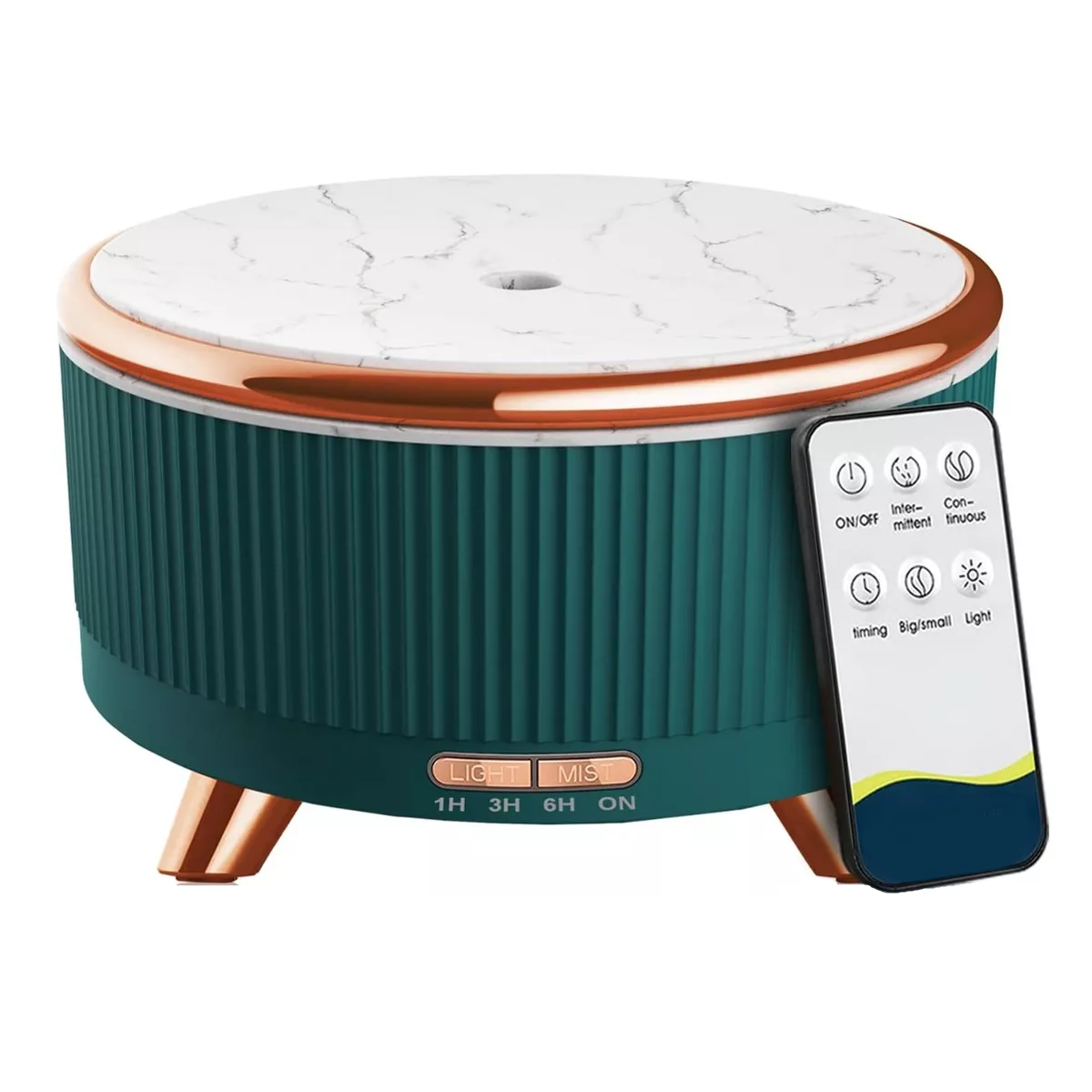 Foto 2 pulgar | Difusor Humidificador Aromaterapia Ultrasónico 500ml Eo Safe Imports Esi-18433 Verde