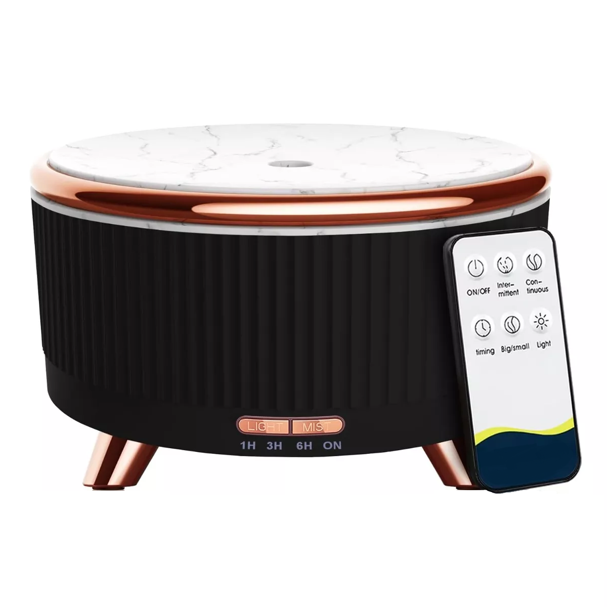 Foto 2 pulgar | Difusor Humidificador Aromaterapia Ultrasónico 500ml Eo Safe Imports Esi-18432 Negro