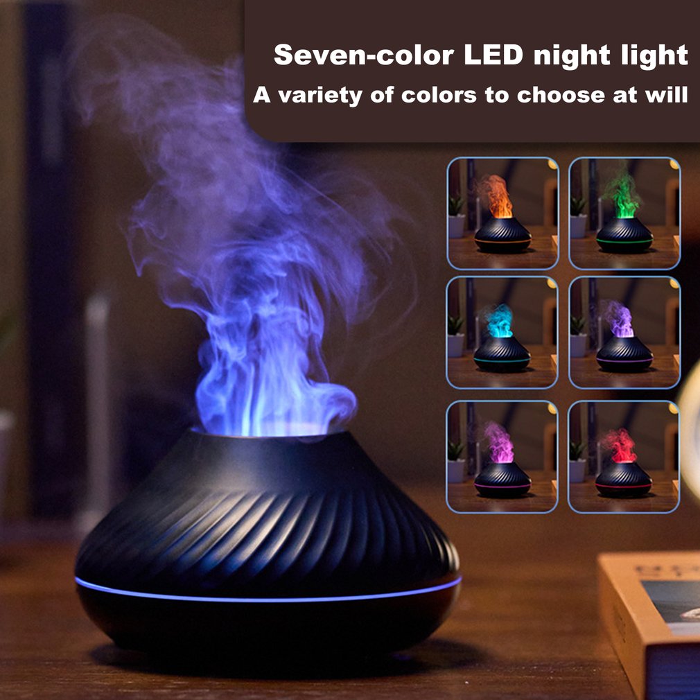 Foto 4 pulgar | Difusor De Aroma Flame 3d Flame 7 Colores Aromatherapy Flame - Venta Internacional.
