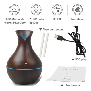 Foto 5 | Purificador De Aire Aroma Diffuser, Humidificador, 130 Ml, Con 12 Esencias - Venta Internacional.