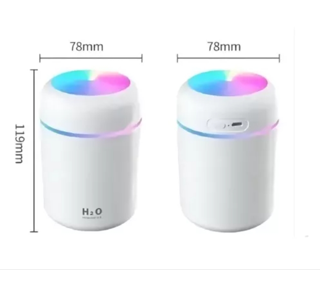 Foto 4 pulgar | Difusor Humidificador De Aire Mini De 300 Ml Con Luz Nocturna Para Car-ho - Venta Internacional.