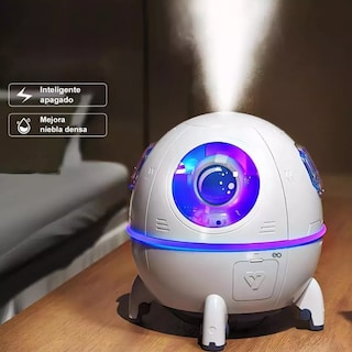Foto 3 | Humidificador Difusor Con Luces Led Eo Safe Imports Esi-10600-1 Blanco