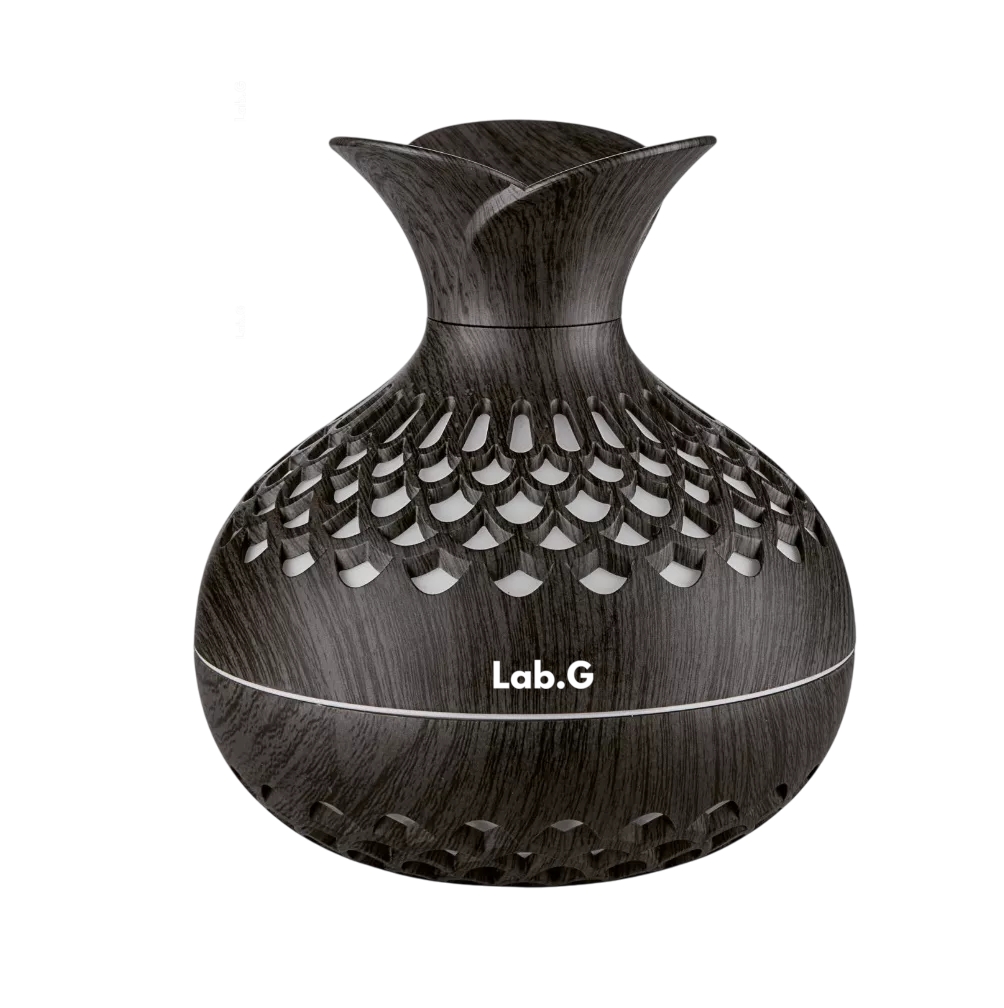 Foto 1 | Humidificador Difusor Lámpara Colorida Negro Dark Wood Grain