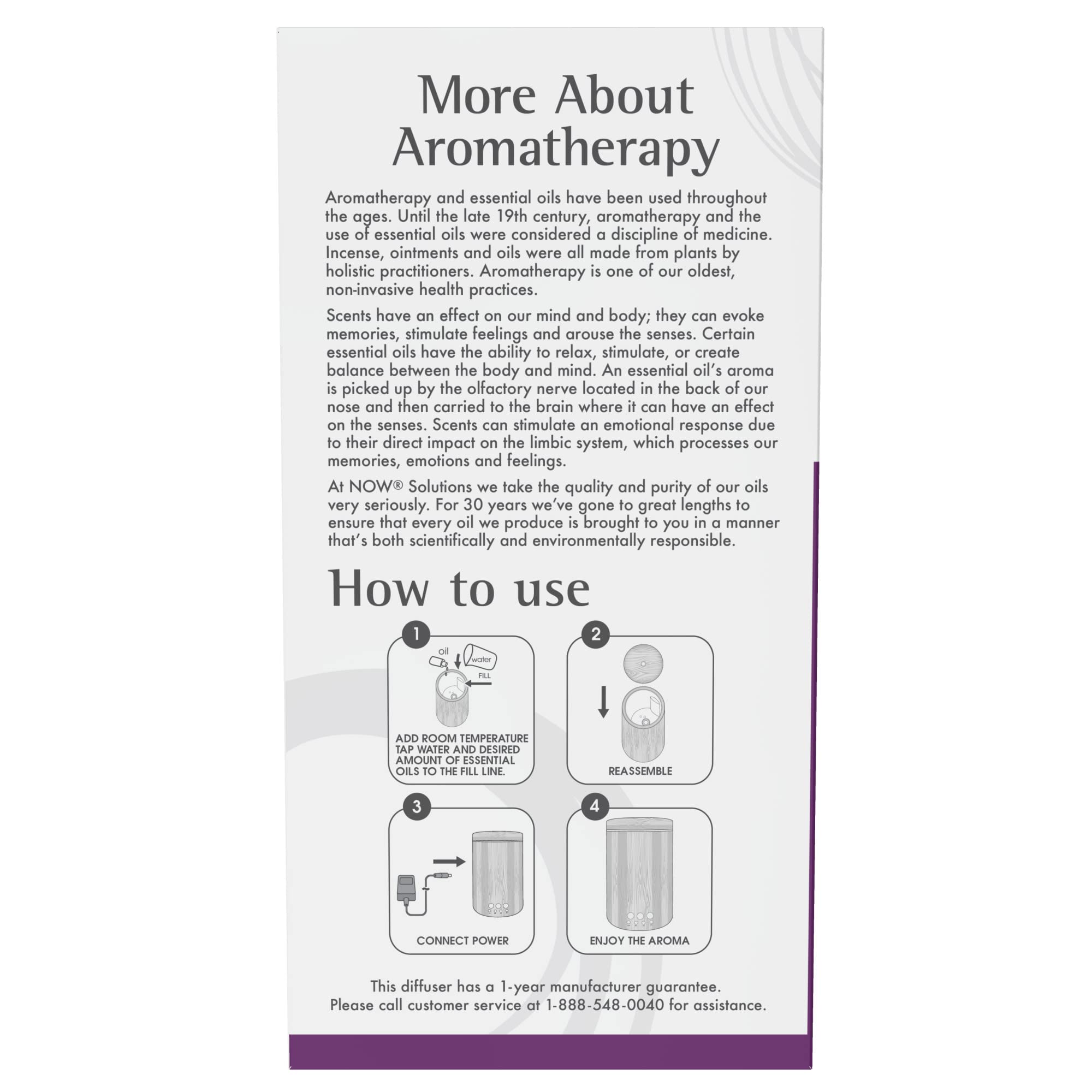 Foto 6 pulgar | Difusor De Aceite De Aromaterapia Now Essential Oils Ultrasonic - Venta Internacional.