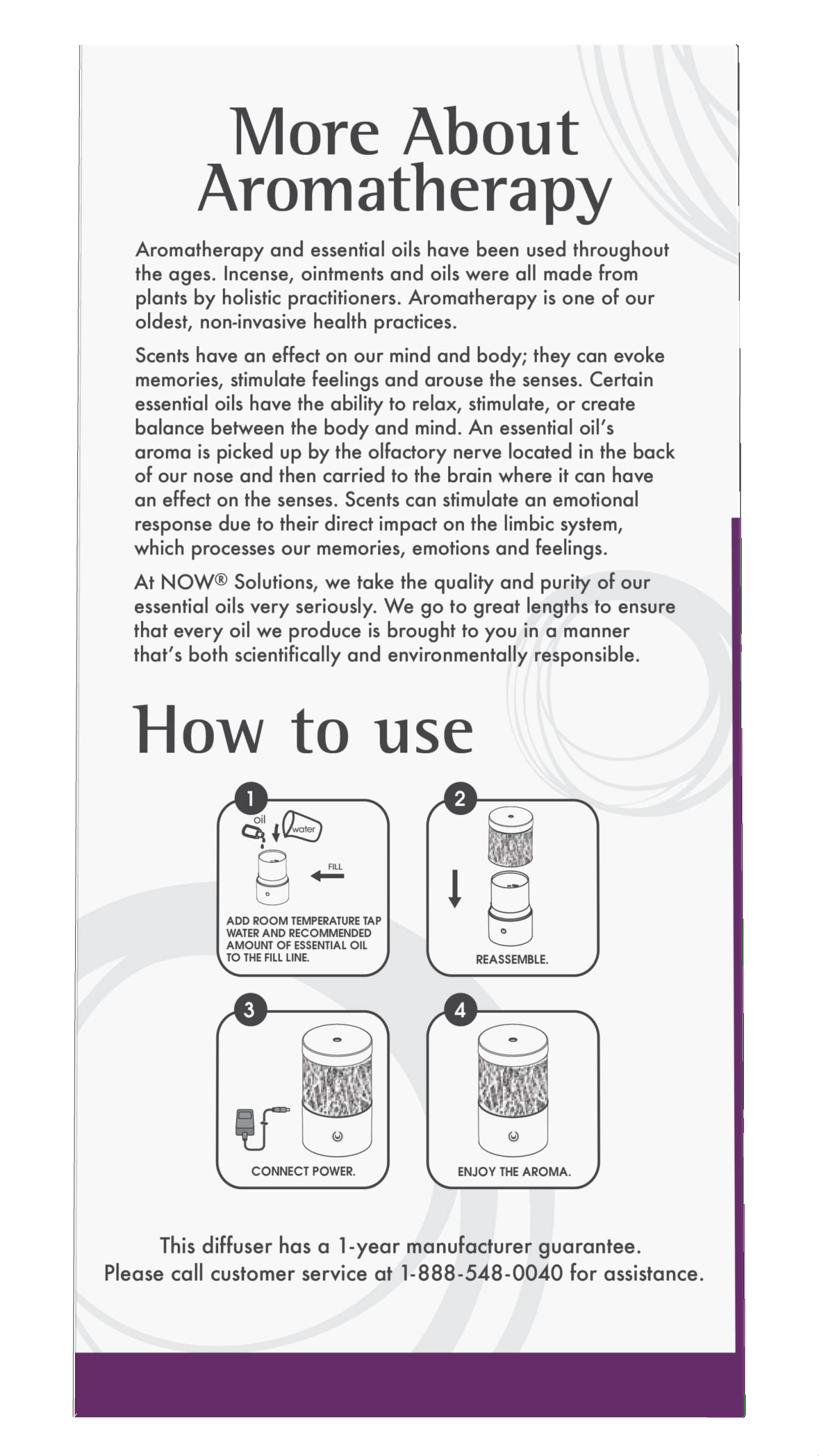 Foto 4 pulgar | Difusor De Aceite De Aromaterapia Now Essential Oils Metal Touch - Venta Internacional.