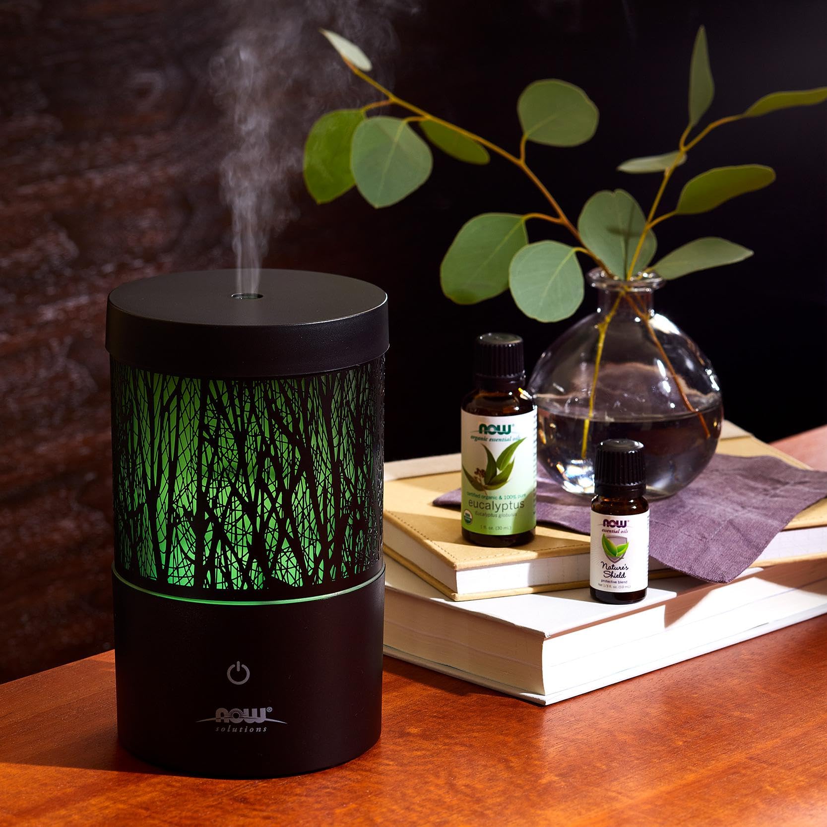 Foto 5 | Difusor De Aceite De Aromaterapia Now Essential Oils Metal Touch - Venta Internacional.