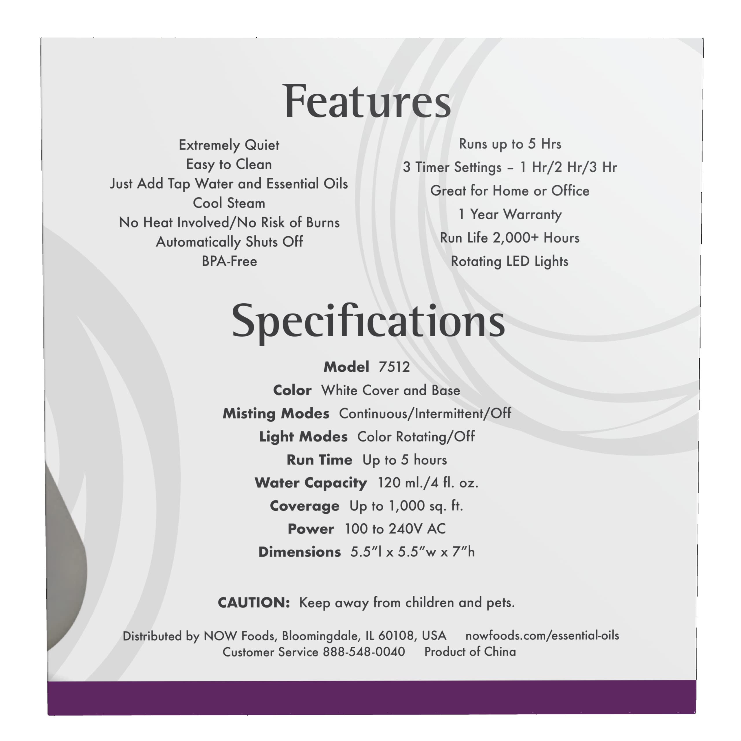 Foto 3 pulgar | Difusor De Aceite De Aromaterapia Now Foods Essential Oils - Venta Internacional.