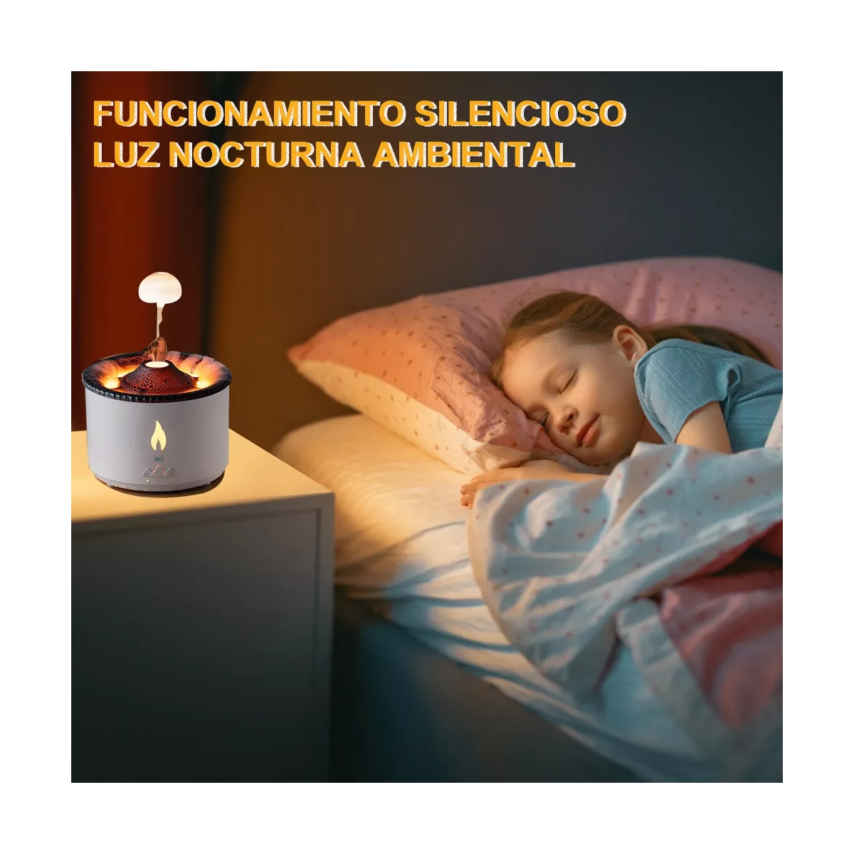 Foto 4 pulgar | Difusor De Aromas Humidificador Aromaterapia Eo Safe Imports Esi-10599-1 Blanco