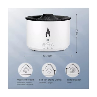 Foto 4 | Difusor De Aromas Humidificador Aromaterapia Eo Safe Imports Esi-10599-1 Blanco