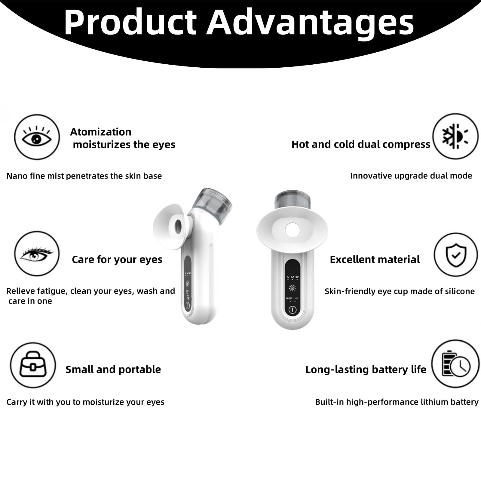 Foto 6 pulgar | Vaporizador Portátil Para Ojos Secos - Venta Internacional.