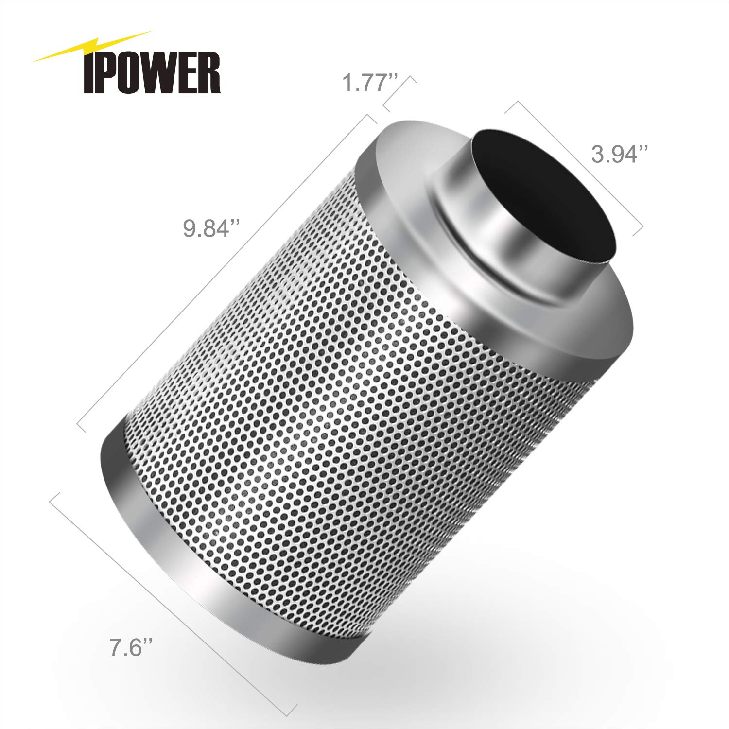 Foto 3 pulgar | Filtro De Aire Y Carbono Ipower De 4 Pulgadas Para Carpa De Cultivo De Plantas De Interior - Venta Internacional.
