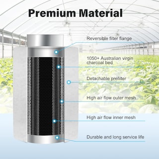 Foto 3 | Filtro De Carbono Ipower De 6 Pulgadas Con Control De Olores Para Tienda De Campaña - Venta Internacional.