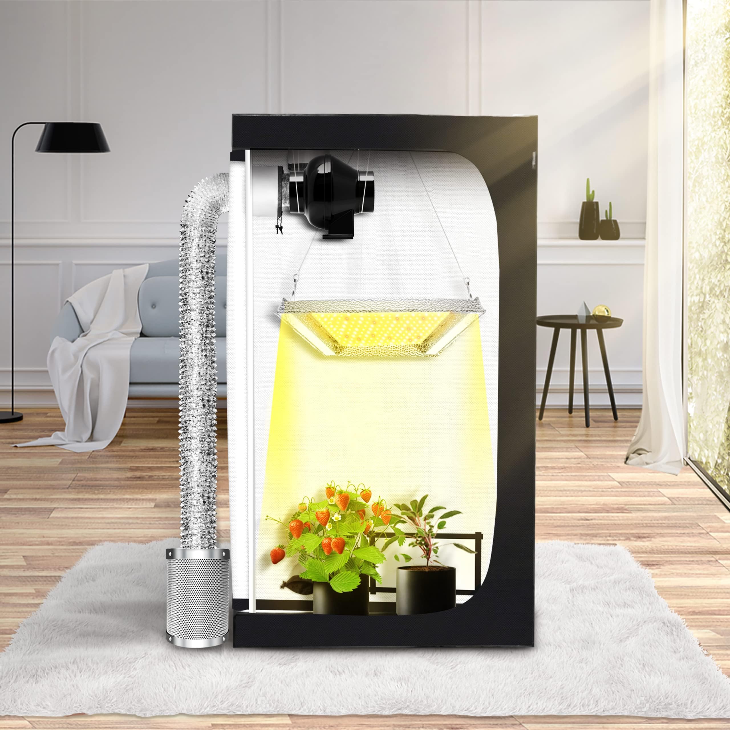 Foto 7 | Filtro De Carbono Ipower De 6 Pulgadas Con Control De Olores Para Tienda De Campaña - Venta Internacional.