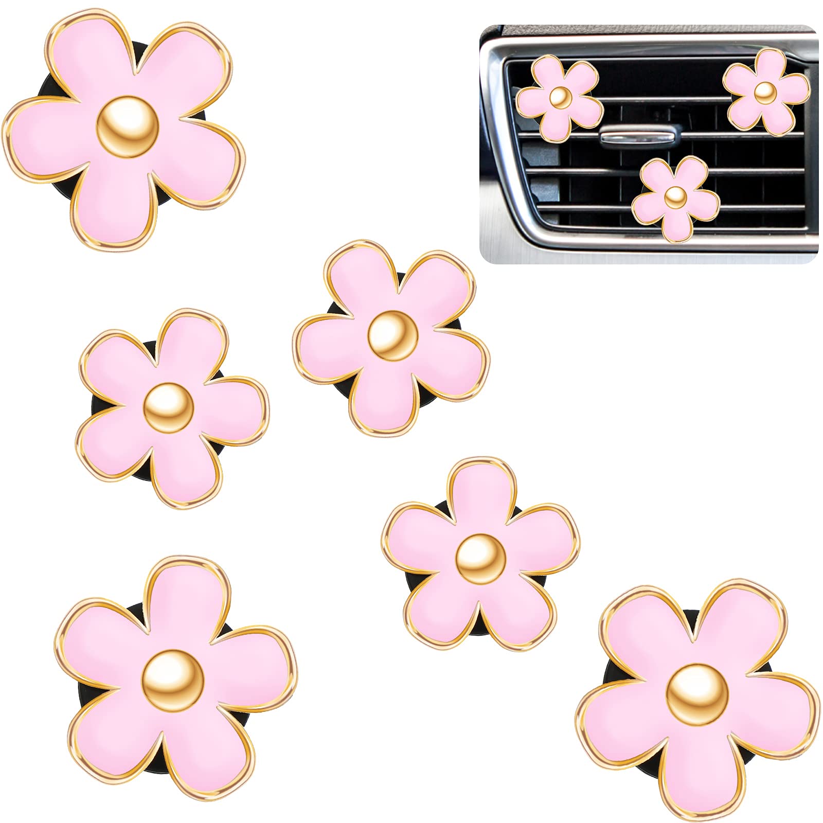 Foto 1 | Ambientador De Coche Frienda Daisy Flower, 6 Unidades, Clip De Ventilación - Venta Internacional.