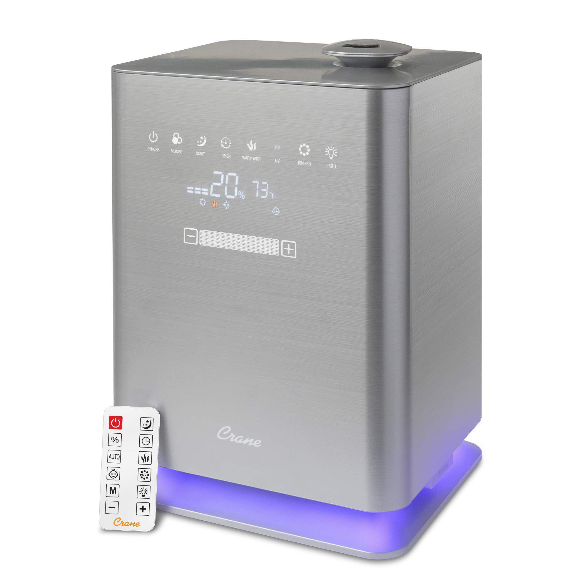Foto 2 pulgar | Humidificador Crane Warm & Cool Mist, Relleno Superior, 4,5 L, 500 M² - Venta Internacional.