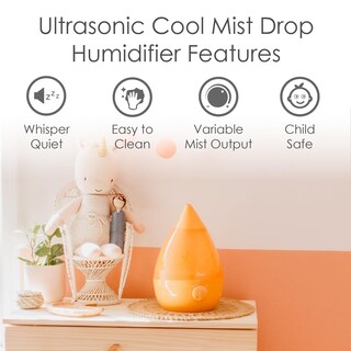Foto 2 | Humidificador Ultrasónico Cool Mist De 3,8 Litros Para Dormitorio, Color Naranja - Venta Internacional.
