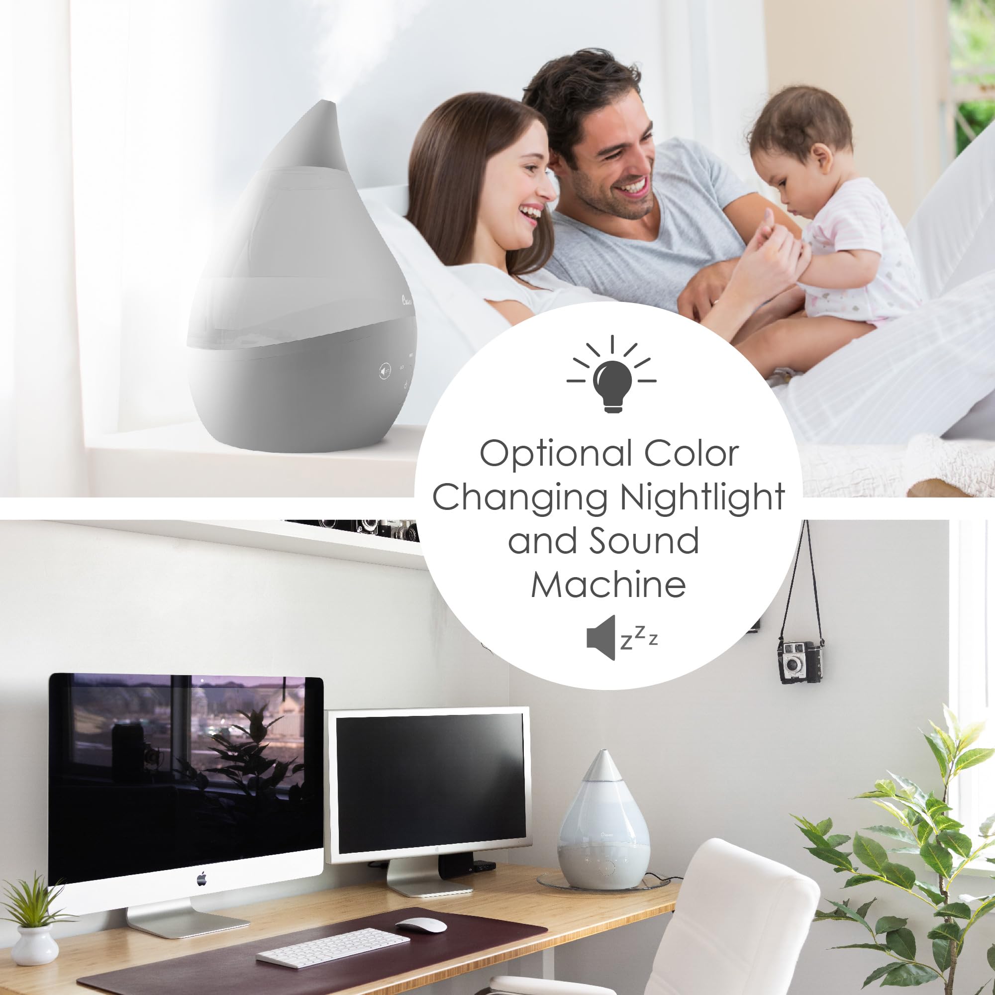 Foto 5 | Humidificador Ultrasónico Crane Cool Mist 4 En 1 De 3,8 L Para Habitaciones Grandes - Venta Internacional.