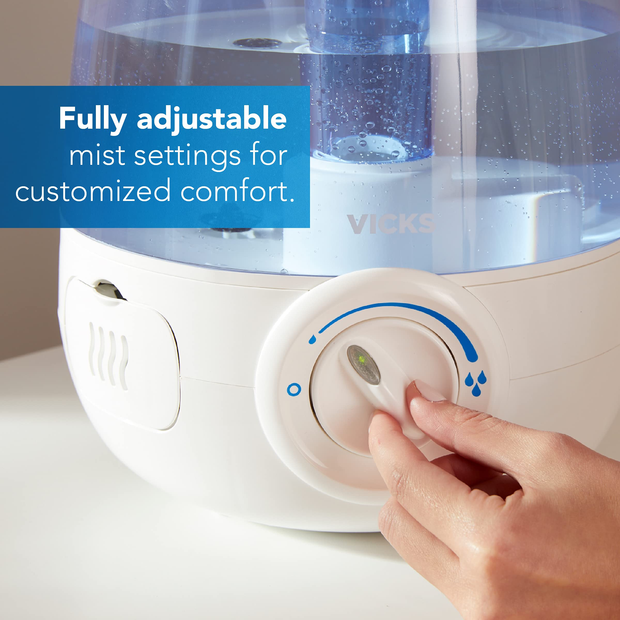 Foto 3 | Humidificador Vicks Ultrasónico Sin Filtro De 4,5 L Para Dormitorios - Venta Internacional.