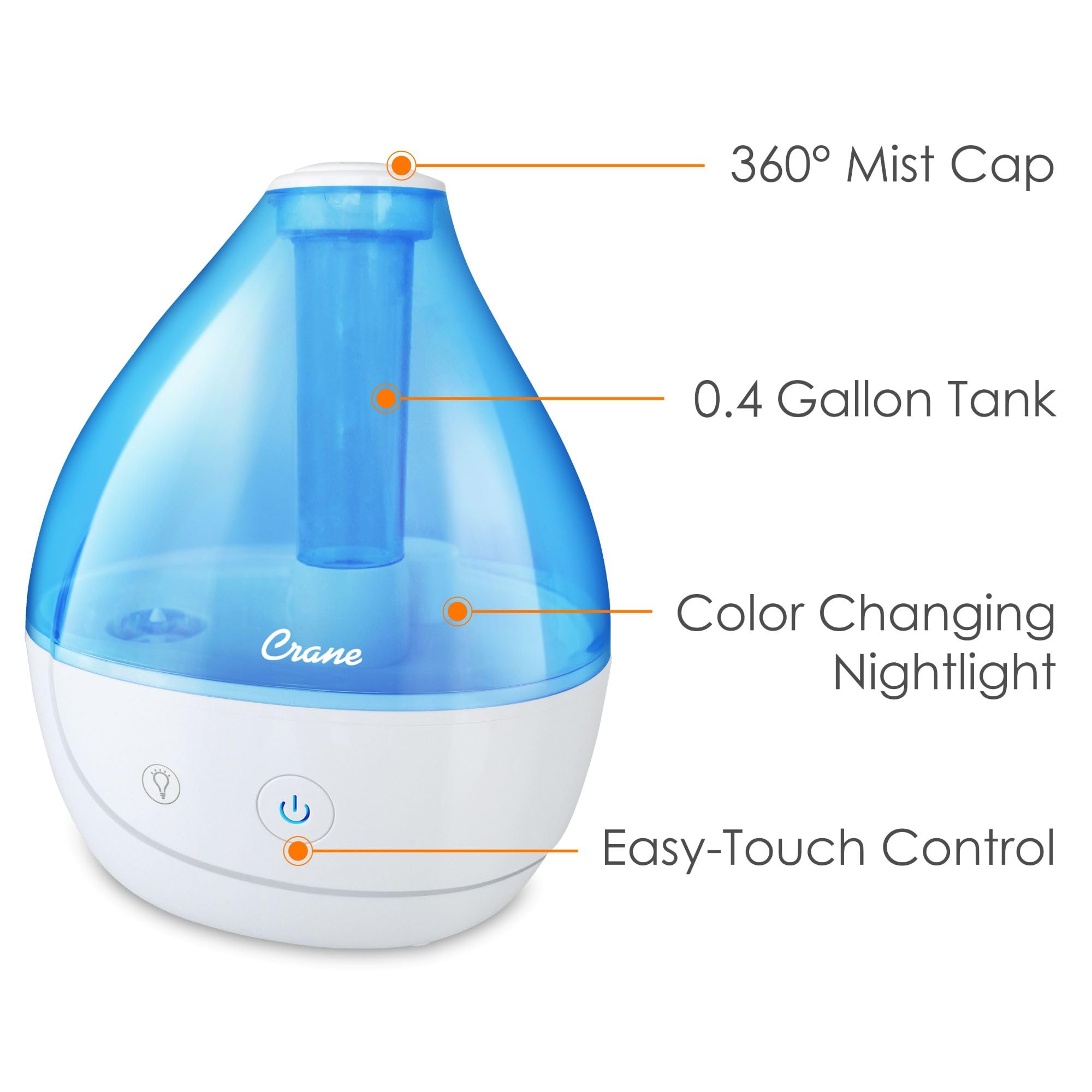 Foto 6 pulgar | Humidificador Crane Personal Ultrasonic Cool Mist 1.5l 8h - Venta Internacional.