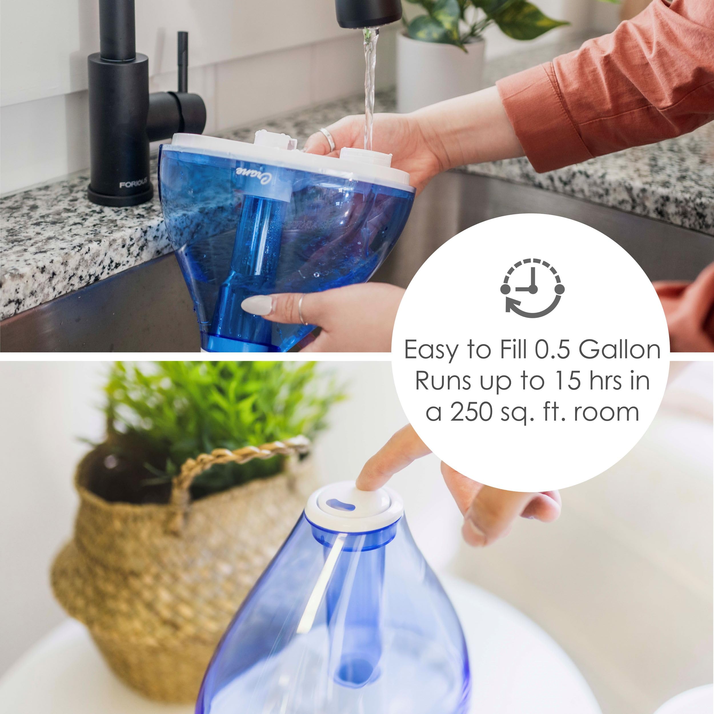 Foto 7 pulgar | Humidificador Crane Personal Ultrasonic Cool Mist 1.5l 8h - Venta Internacional.