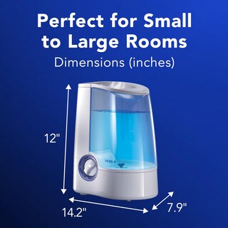Foto 6 | Humidificador Vicks Warm Mist Para Habitaciones Pequeñas Y Grandes, Tanque De 4 Litros - Venta Internacional.