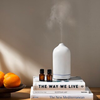 Foto 3 | Difusor De Cerámica Cliganic Ultrasónico De 100 Ml Para Aceites Esenciales - Venta Internacional.