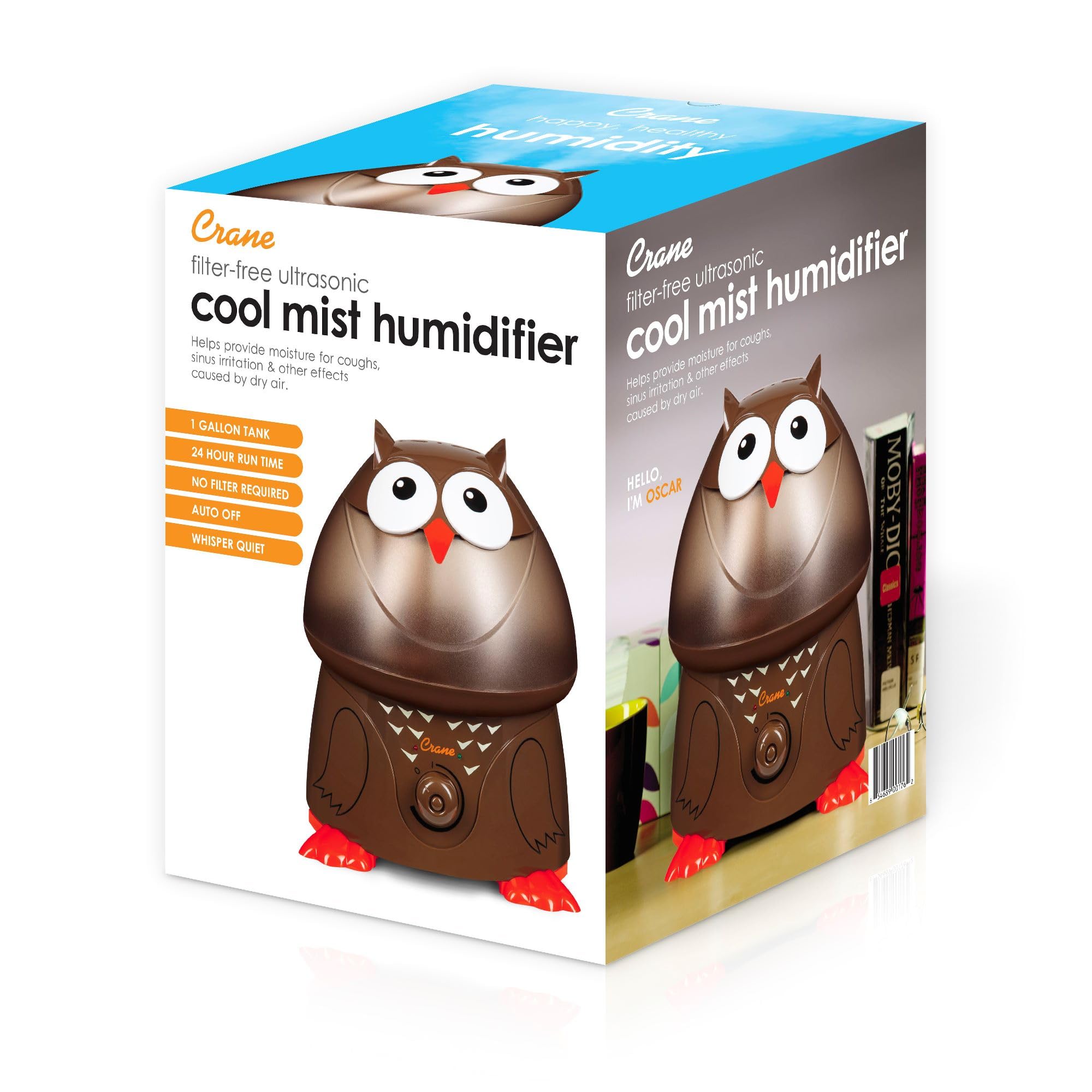 Foto 7 pulgar | Humidificador Crane Adorables Ultrasonic 3.8l Para Dormitorio Y Bebé - Venta Internacional.