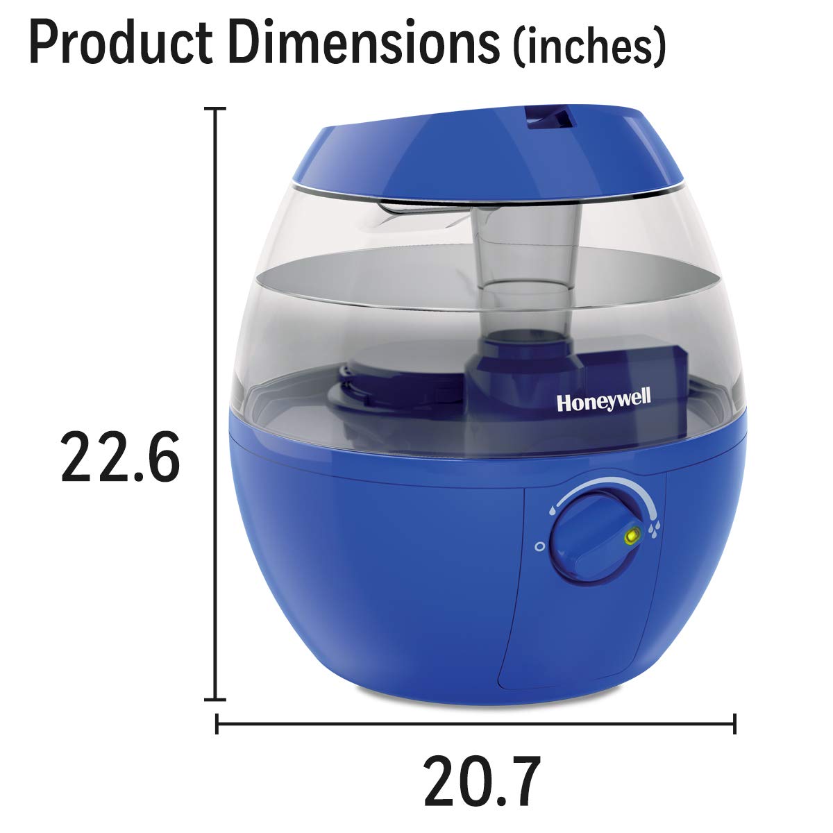 Foto 4 pulgar | Humidificador Honeywell Hul520l Mistmate Cool Mist Blue - Venta Internacional.