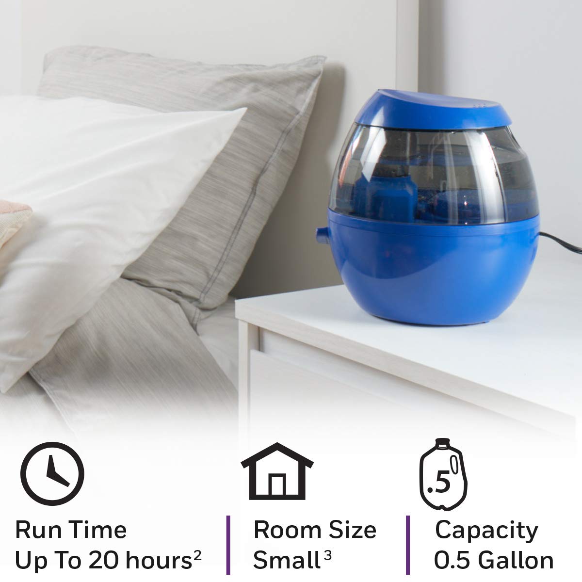 Foto 6 pulgar | Humidificador Honeywell Hul520l Mistmate Cool Mist Blue - Venta Internacional.