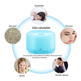 Foto 3 | Difusor De Aceite Esenciales Aromaterapia 500ml Lab.g Blanco