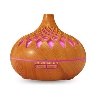 Foto 1 | Difusor Aromatizador Humidificador Con Control 8 Esencias Eo Safe Imports Esi-20080 Marron