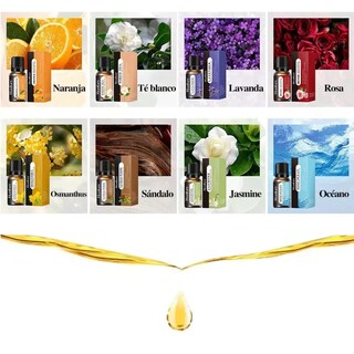 Foto 4 | Difusor Aromatizador Humidificador Con Control 8 Esencias Eo Safe Imports Esi-20080 Marron