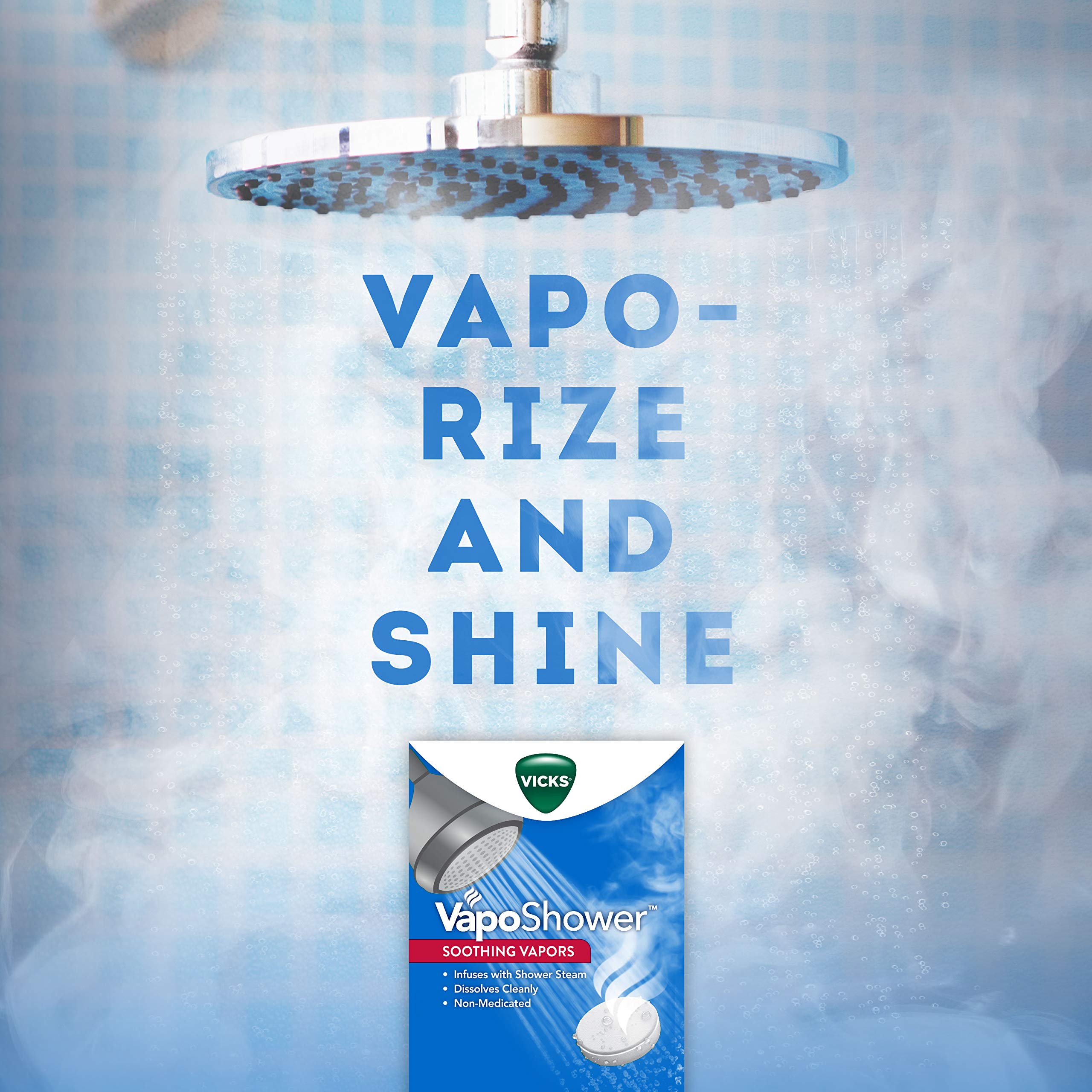 Foto 8 pulgar | Tableta De Ducha Vicks Vaposhower Para Aromaterapia  Eucalipto Y Mentol - Venta Internacional.