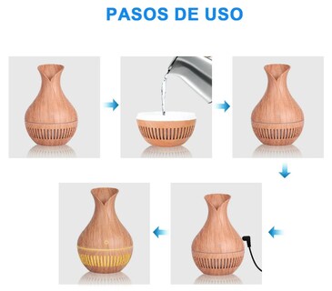 Foto 3 | Humidificador Madera Clara Xtellar De Aromaterapia Estilo Grano De Madera Elegante Y Compacto