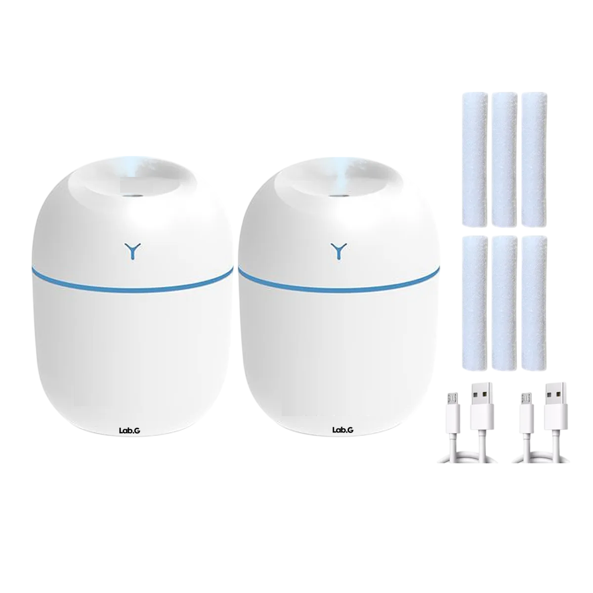 Foto 1 | Difusor Lab.g De Aromas Humidificador 2pz Blanco